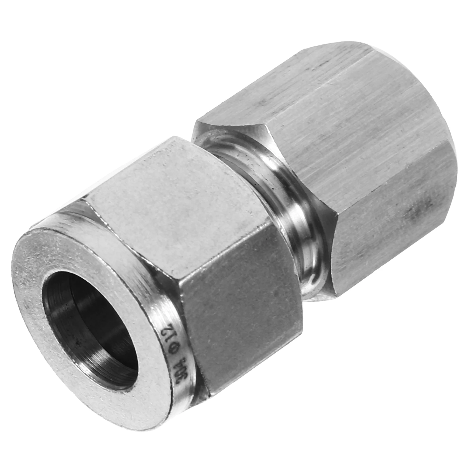 

Stainless Steel Straight Through Connector 1/4 Compression Tube Fitting Hardware Machine Parts Heavy Duty Hose Connector Firm