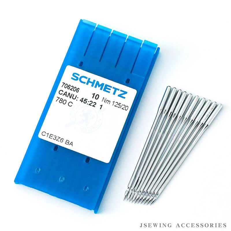 10 PCS 780 C Schmetz Needles Fit Hand Stitch Pinpoint Decoration Sewing Machines 45:22 1, PF780C