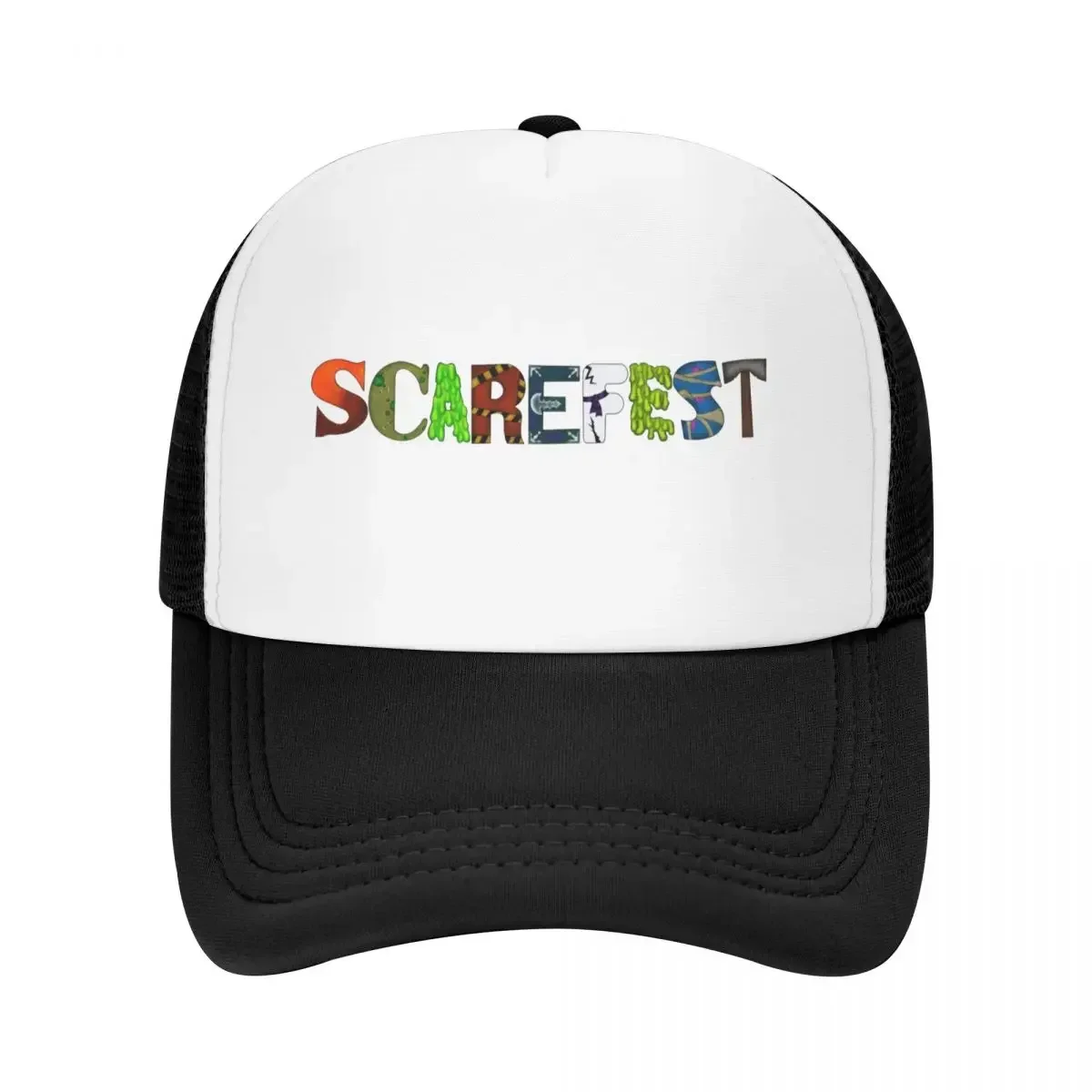 Scarefest Alton Towers design Baseball Cap Hip Hop Hat Baseball Cap Fluffy Hat Ball Cap Men Golf Wear Women's