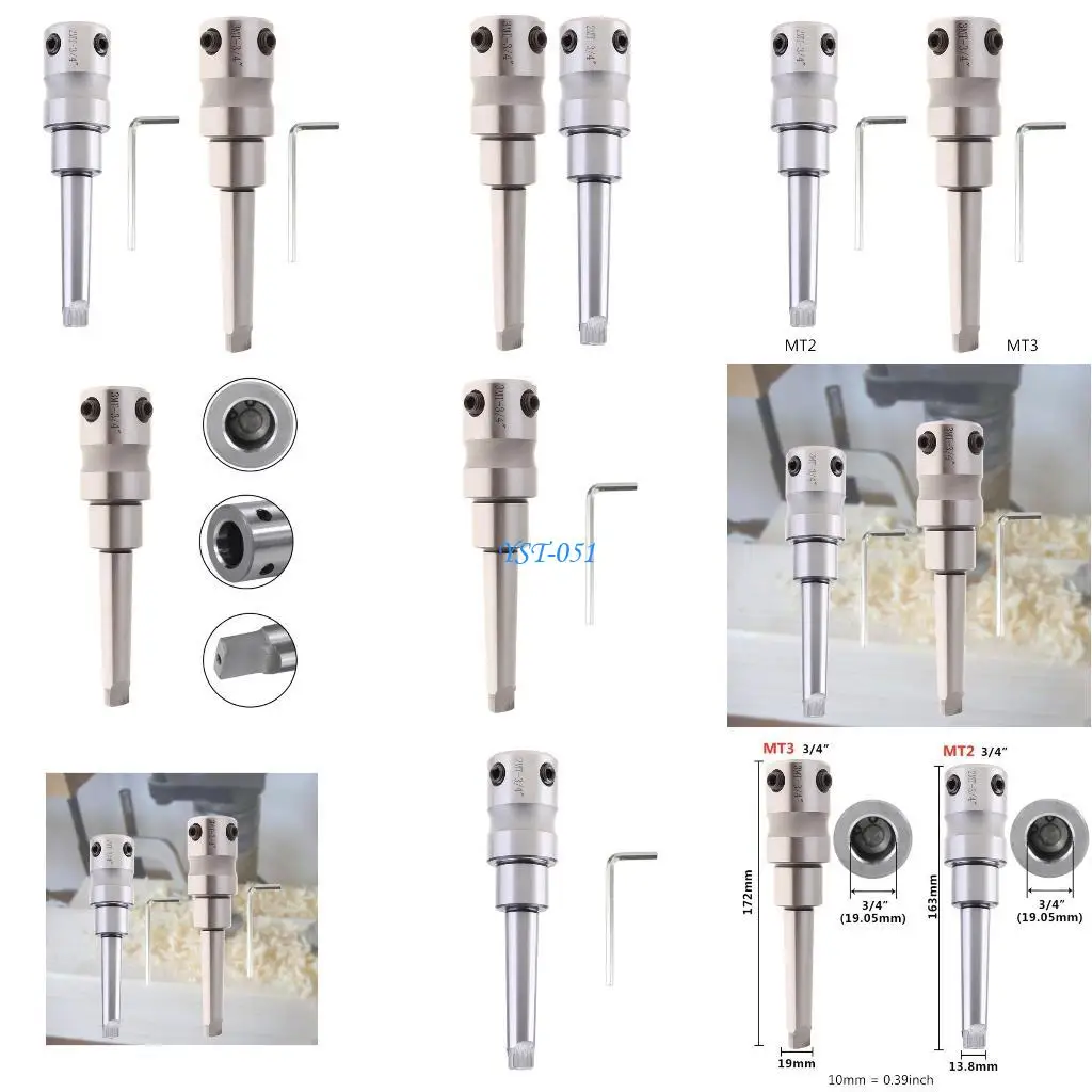

E15A Professional Annular Cutter Arbor Fauge with Morse Taper for 3/4 Inch Weldon