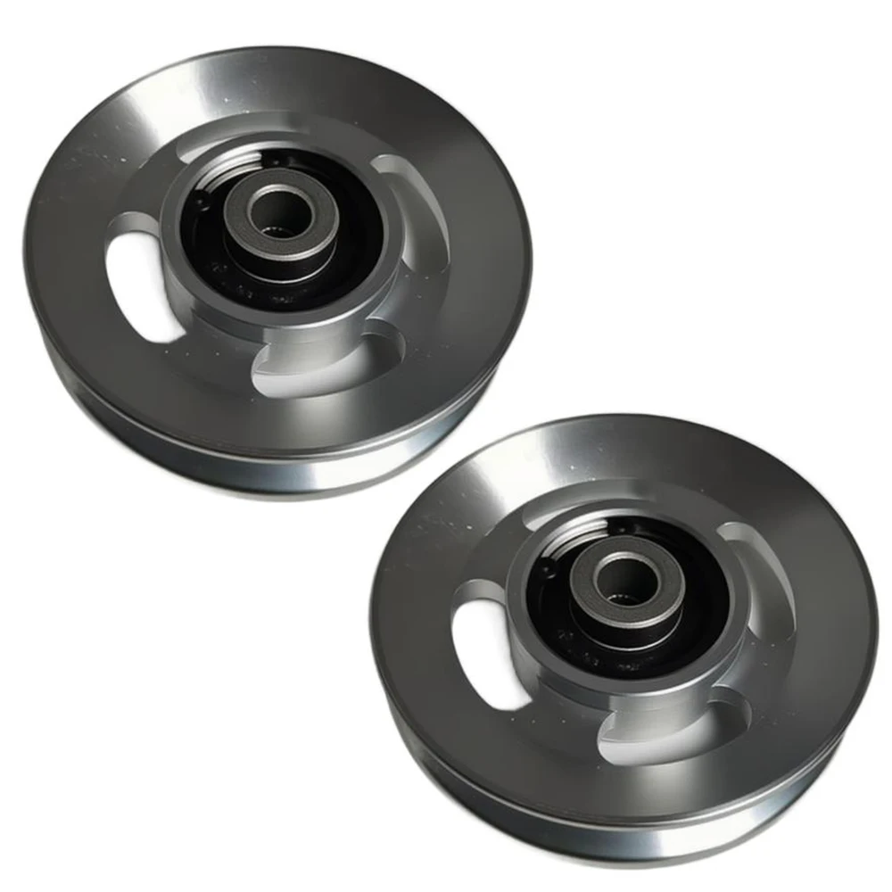 Silent Bearing Pulleys 2 Pack Aluminum Alloy for Cable Crossover Machines For Home Gym Fitness Equipment Upgrade