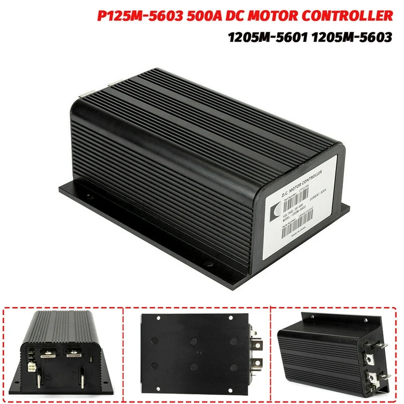 48V Accelerator 0-5K P125M-5603 500A DC Motor Controller for CURTIS 1205 1205M-5601 1205M-5603