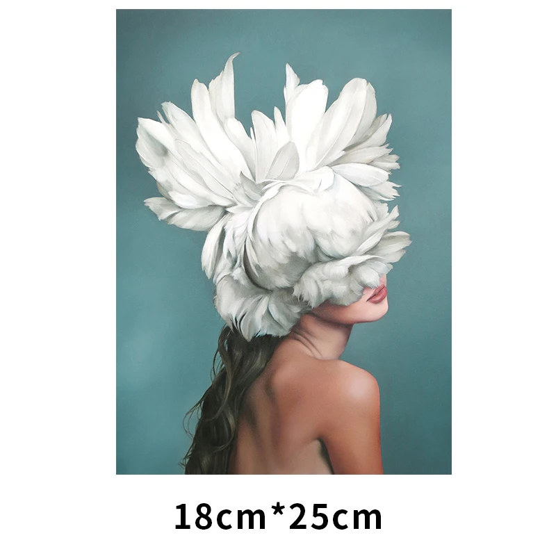Ropa de transferencia de calor DTF para mujer, arte Sexy moderno, pegatinas de hierro DIY, camiseta de moda, decoración de suéter, vinilo