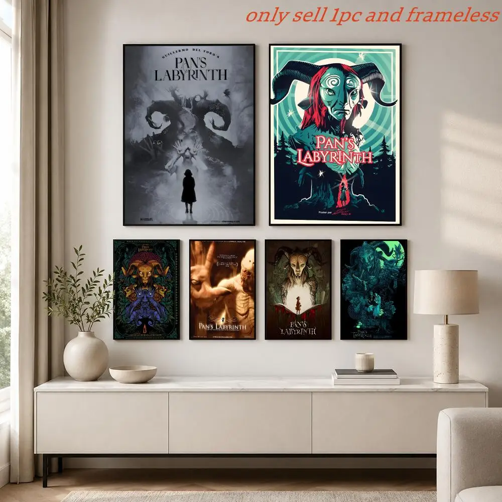 Retro Movie P-Pan's Labyrinth Poster Painting Prints Wall Art Picture Film Room Home Bar Cafe Decor Mural
