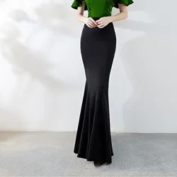 TIYIHAILEY Long Maxi Skirt For Women XS-10XL Mermaid Style Stretch Ladies Black High Waist Slim Hip Custom Made 2026 Ladies