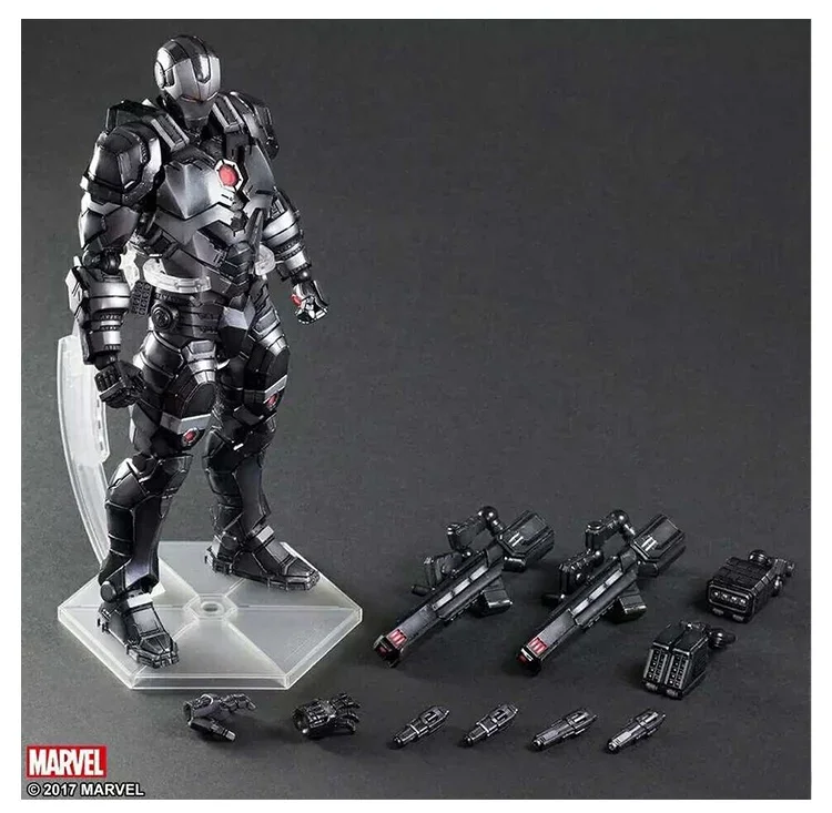 

Marvel 26 cm New Spot Playarts retrofit PA revamp Avengers 4 Endgame Iron Man War Machine can do a model gift super hero