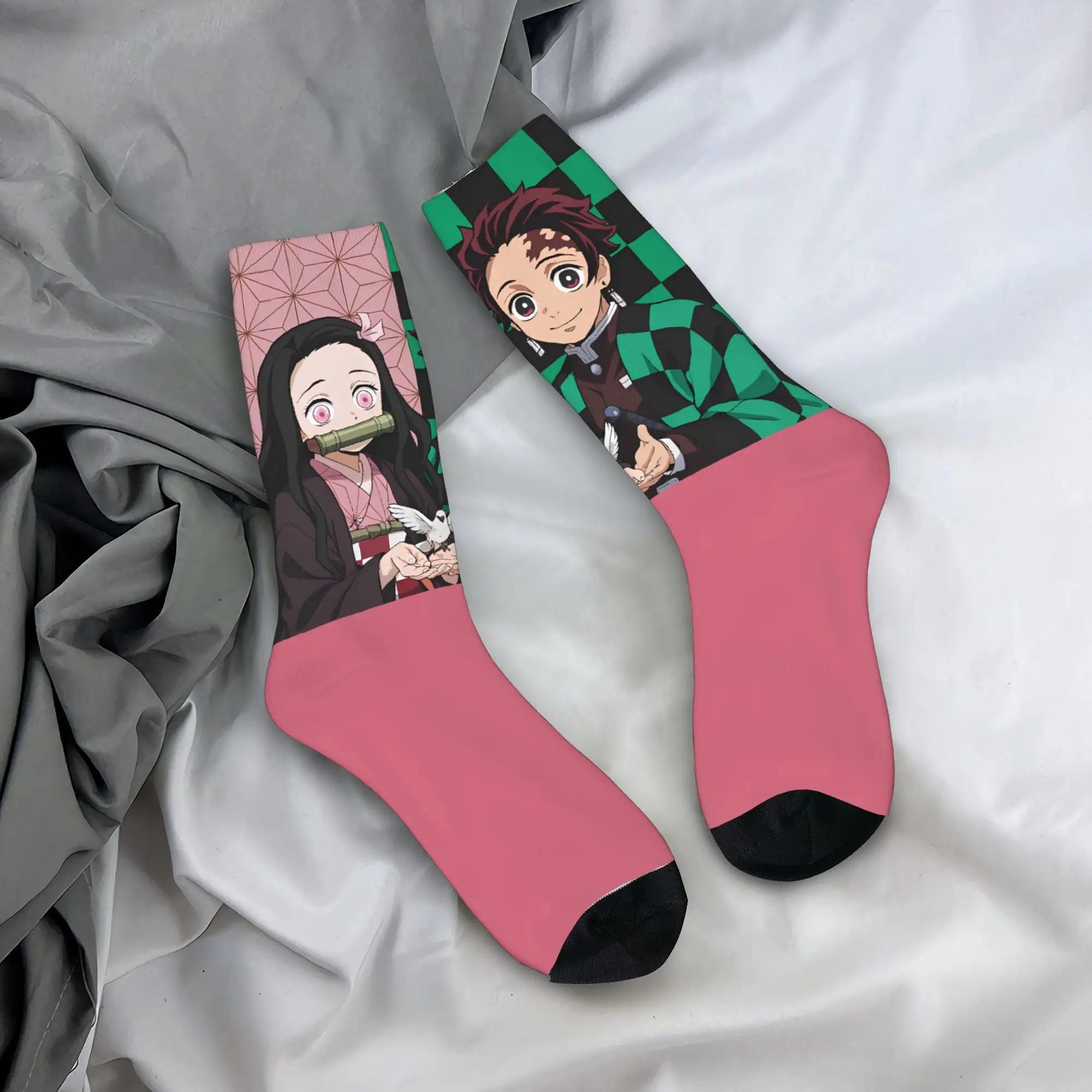 

Носки Muichiro Tokito, новинка, чулки, дышащие спортивные носки для бега, осенние дизайнерские нескользящие носки