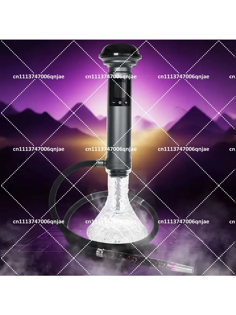 3rd-Generation Electronic Hookah – Smart, Temperature-Controlled, Electronic Heating, Authentic Flavor Reproduction