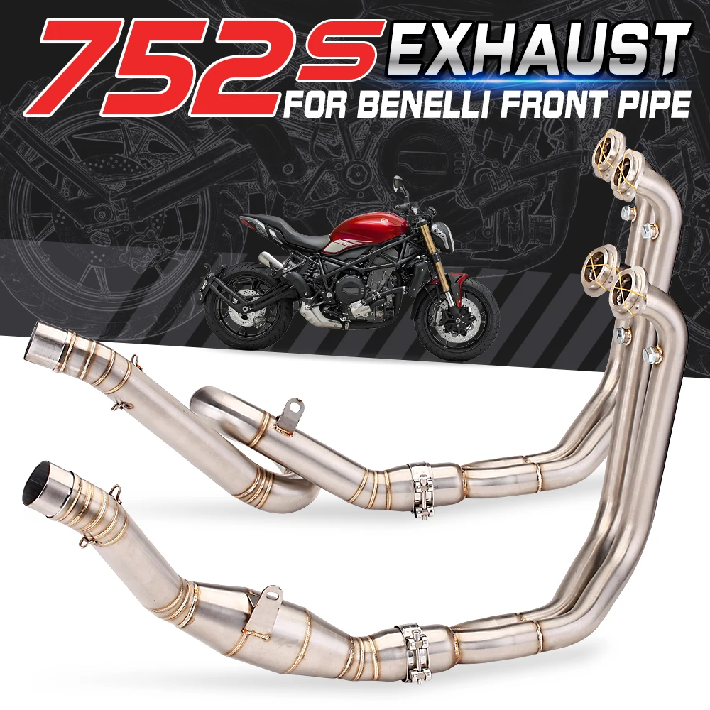 Motorcycle Performance Exhaust Racing slip on Line Motorcycle Muffler 51MM circle Donut for BENELLI 752S