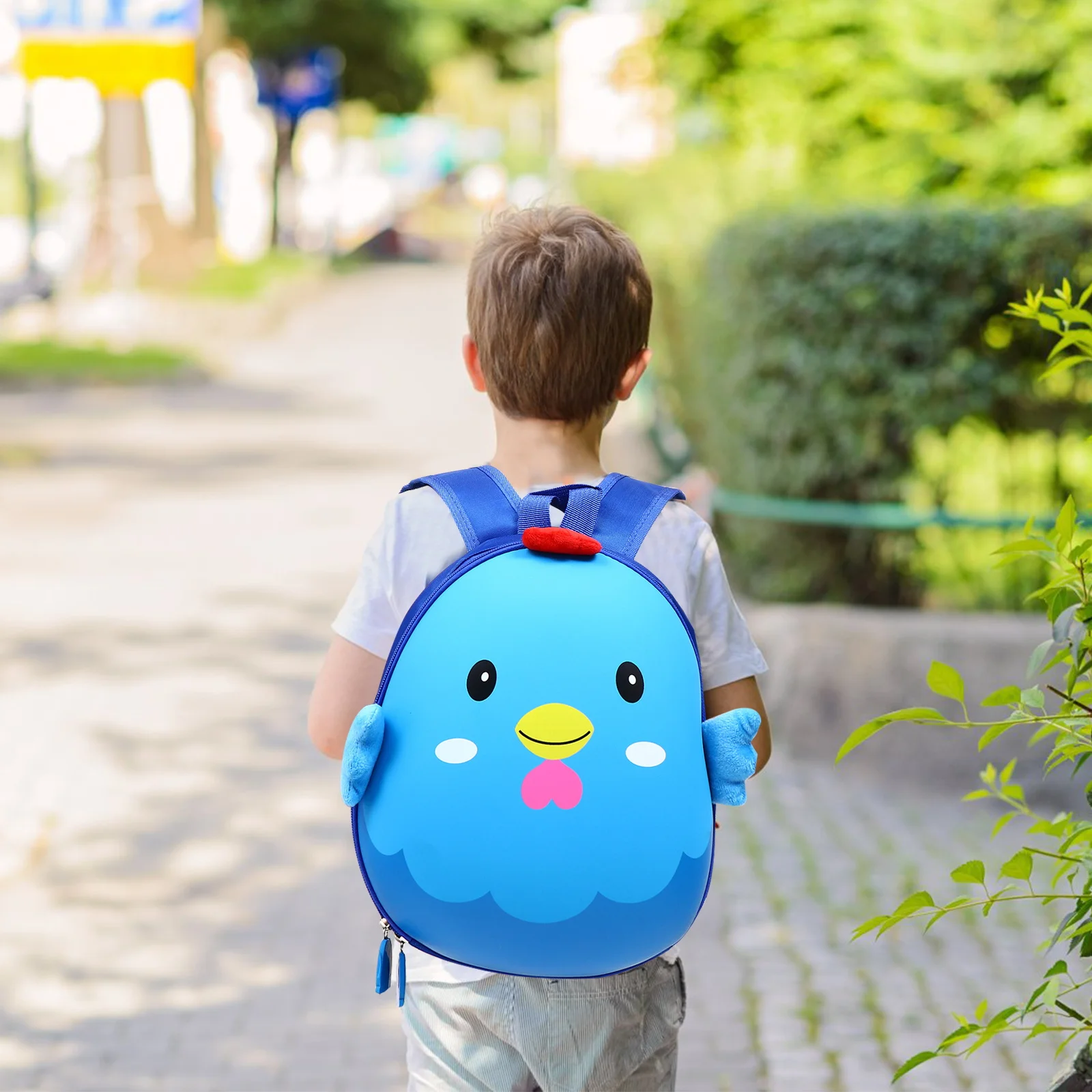 

Children Cartoon Chicken Eggshell Backpack Large Capacity Durable Lightweight Practical Lovely Kids School Backpack Cartoon