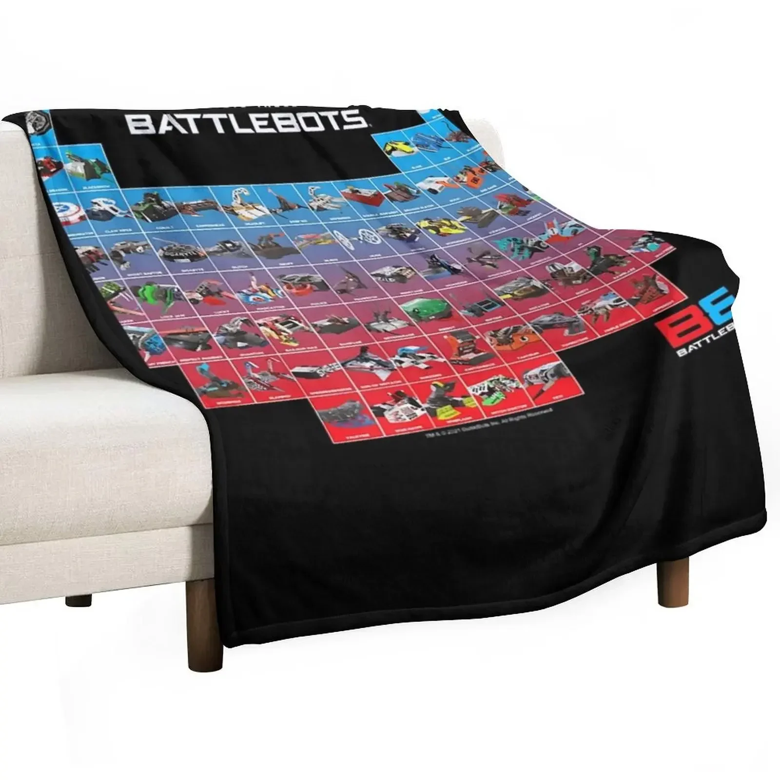 Battlebot Robots Robotics Bots Battlebots Logo Battlebots Design Battlebots Discount Dres Throw Blanket