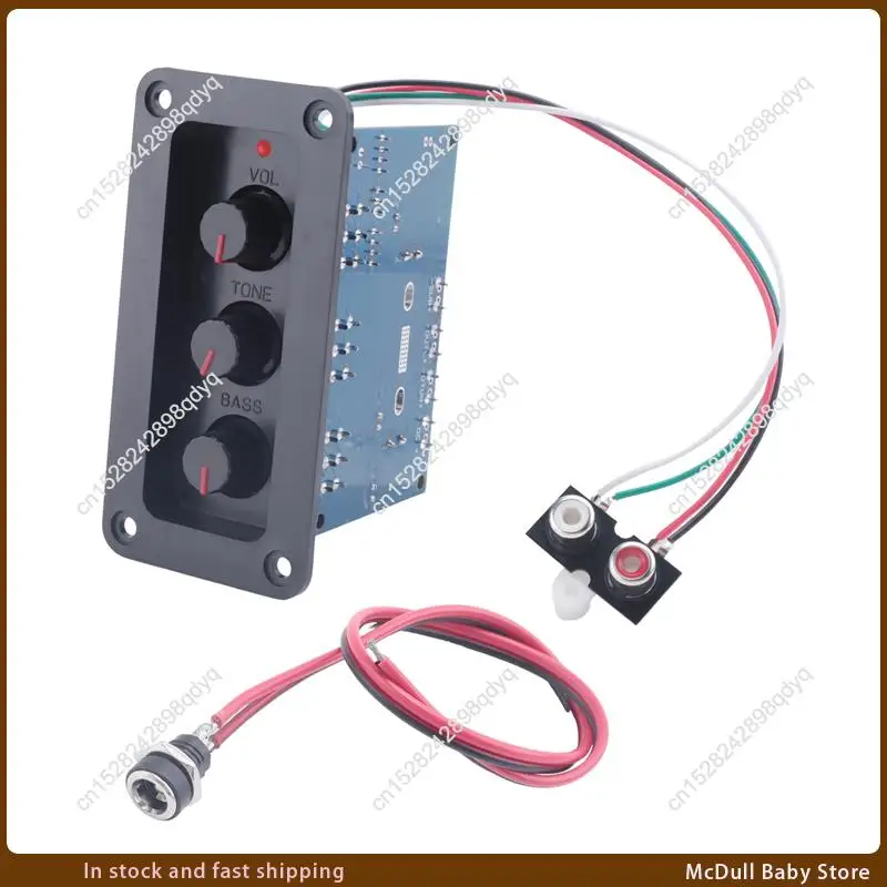 ABJA-2.1 채널 Bluetooth 5.0 오디오 증폭기 보드 2X25W + 50W 서브우퍼 클래스 D 증폭기 보드 키트(DC Female + AUX 케이블 포함)