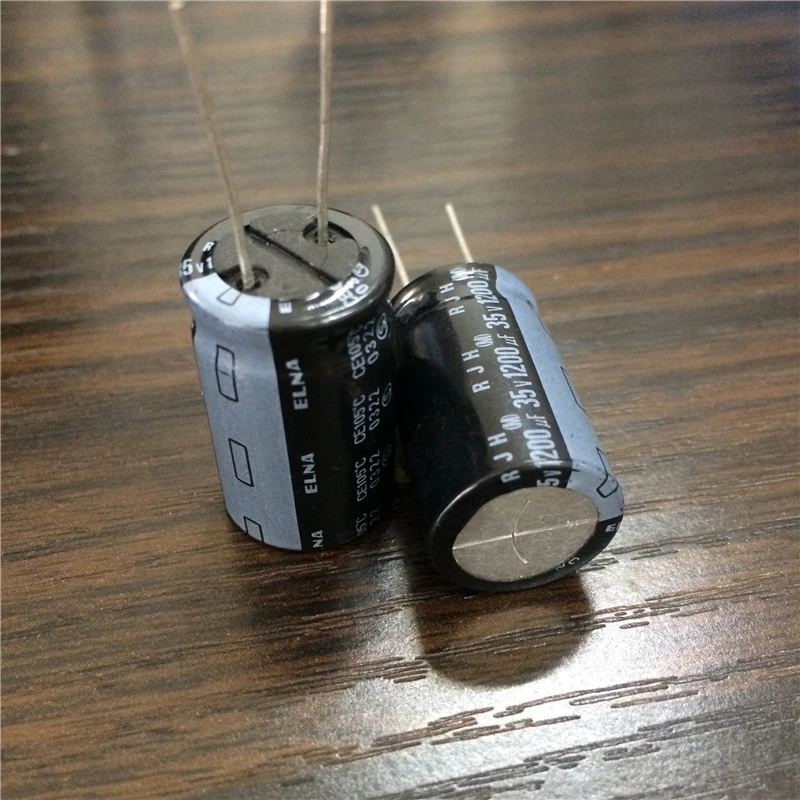 5pcs/50pcs 1200uF 35V ELNA RJH Series 16x25mm Extra Low Impedance 35V1200uF Audio Capacitor HIFI DIY