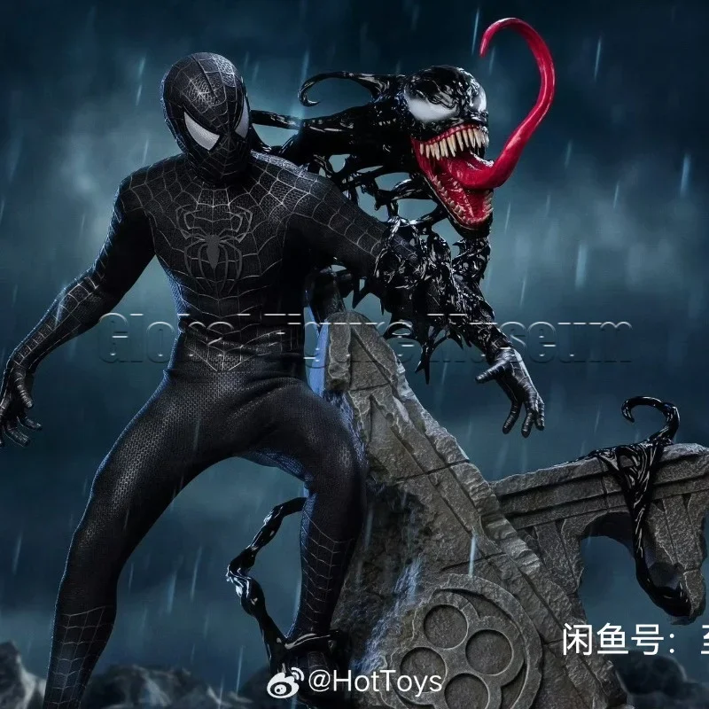 In Stock  MMS727 1/6 Spider Man 3 Tobey Maguire Black Combat Clothing Normal Version Full Set 12in Action Figure Model