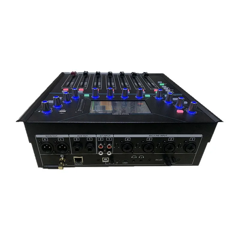 

10-Channel Digital Mixer Professional Effects Performance Band Live Karaoke Recording Chinese Microphone