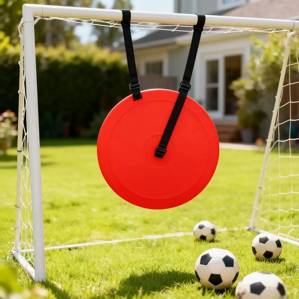 

Soccer Training Shooting Target Goal Practice Circles Top Bin Targets Football Training Equipment Adjustable Hanging Strap