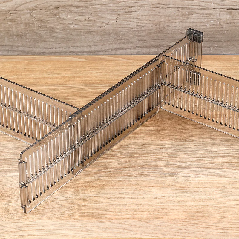 Разделительная доска для ящика и хранения, 2 шт., разделитель «сделай сам» для шкафа, шкафа, без перфорации, гибкая Горизонтальная и вертикальная Свободная комбинация