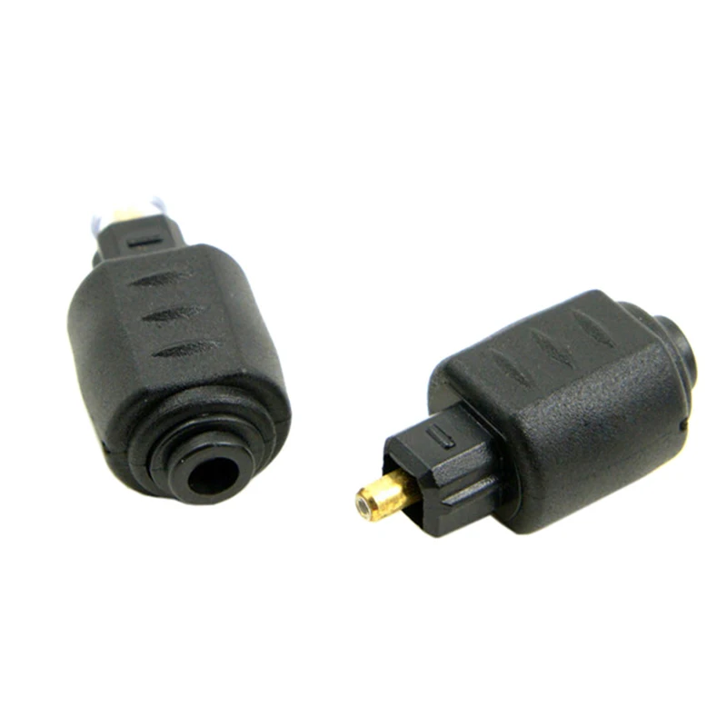 

1PCS Mini Optical Audio Adapter 3.5MM Female Jack To Digital Toslink Male Plug for Amplifier TosLink-F to Mini-M 3.5mm Adapter