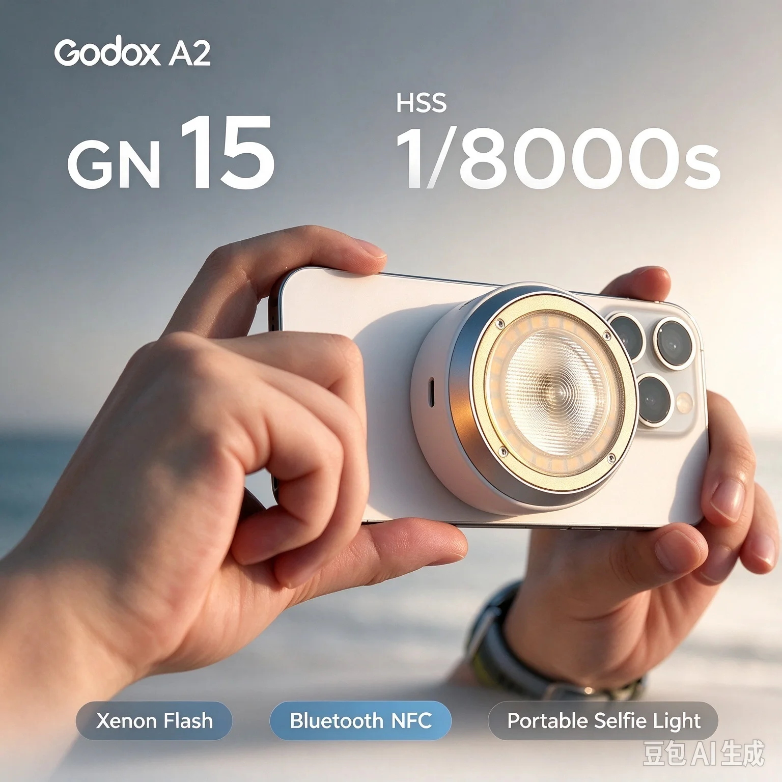 Photography Lighting Brands - Godox A2 Mini Flash Esterno Xenon