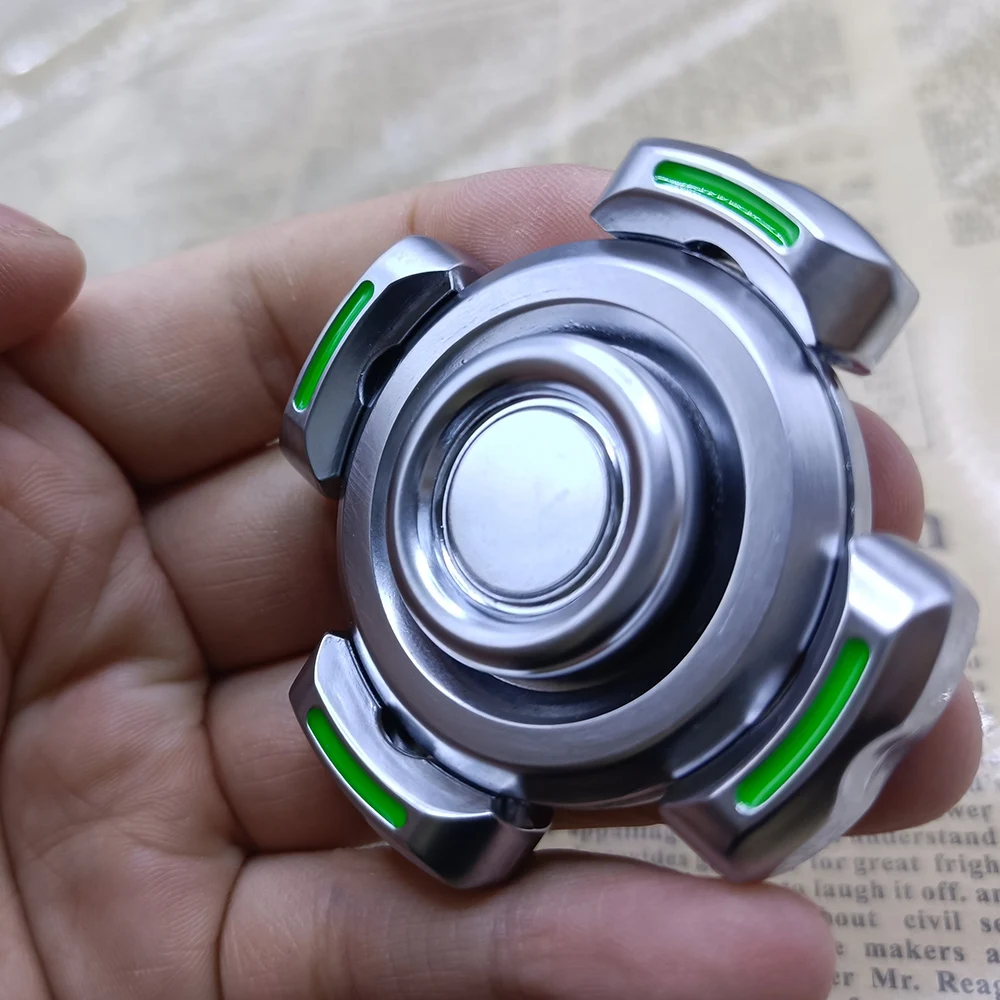 EDC Fidget Spinner Spinning Top Fidget Toys alivia el estrés de adultos juguetes magnéticos de Metal alivia la ansiedad y el estrés