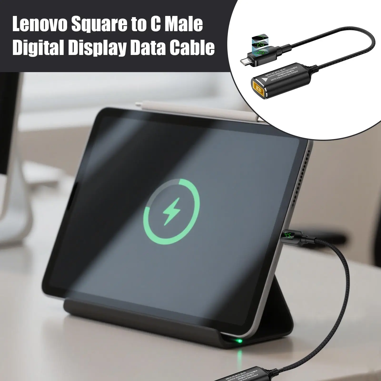 DC To Type C Converter Laptop 140W Charging Plug Connector Adapter Connector Cable For Travel Men Women Laptop Home Mobile Phone