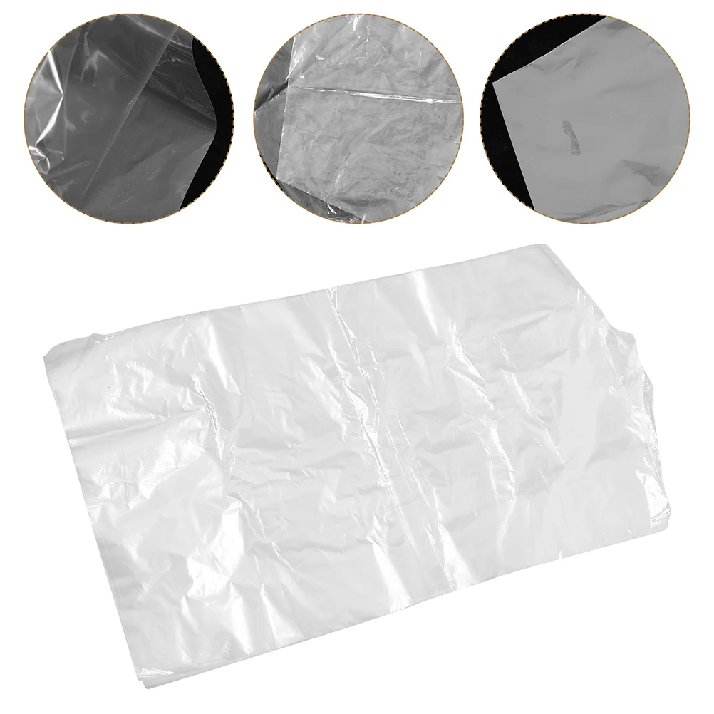 

25pcs Garment Bag Thickened Plastic Clothes Cover Storage Bag For Hanging Clothing Transparent Travel Home Wedding Dress Suit