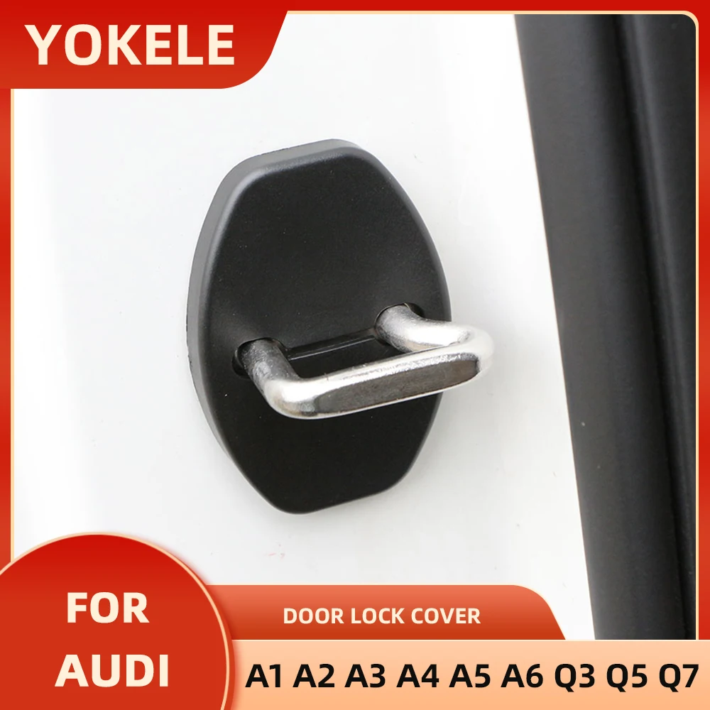 ABS Car Door Lock Stopper Cover for Volkswagen Vw GTI Rline Golf 7 Passat Golf Jetta CC POLO for AUDI A1 A2 A3 A4 A5 A6 Q3 Q5 Q7