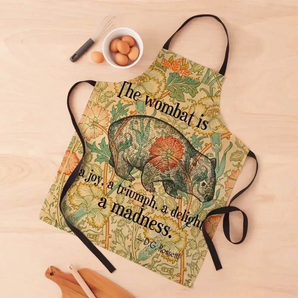 

Ode to a Wombat Apron For Cosmetologist christmas 2025 Apron