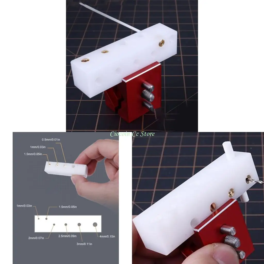 

X90F Vertical Centering Jig Drilled Rod Alignment Block For Model Making Model
