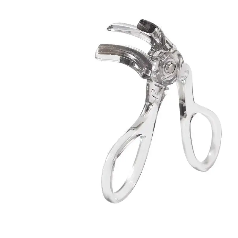 Transparent One-Clip Eyelash Curler Wide-Angle Partial Lash Curler Mini Size for Purse Carry On