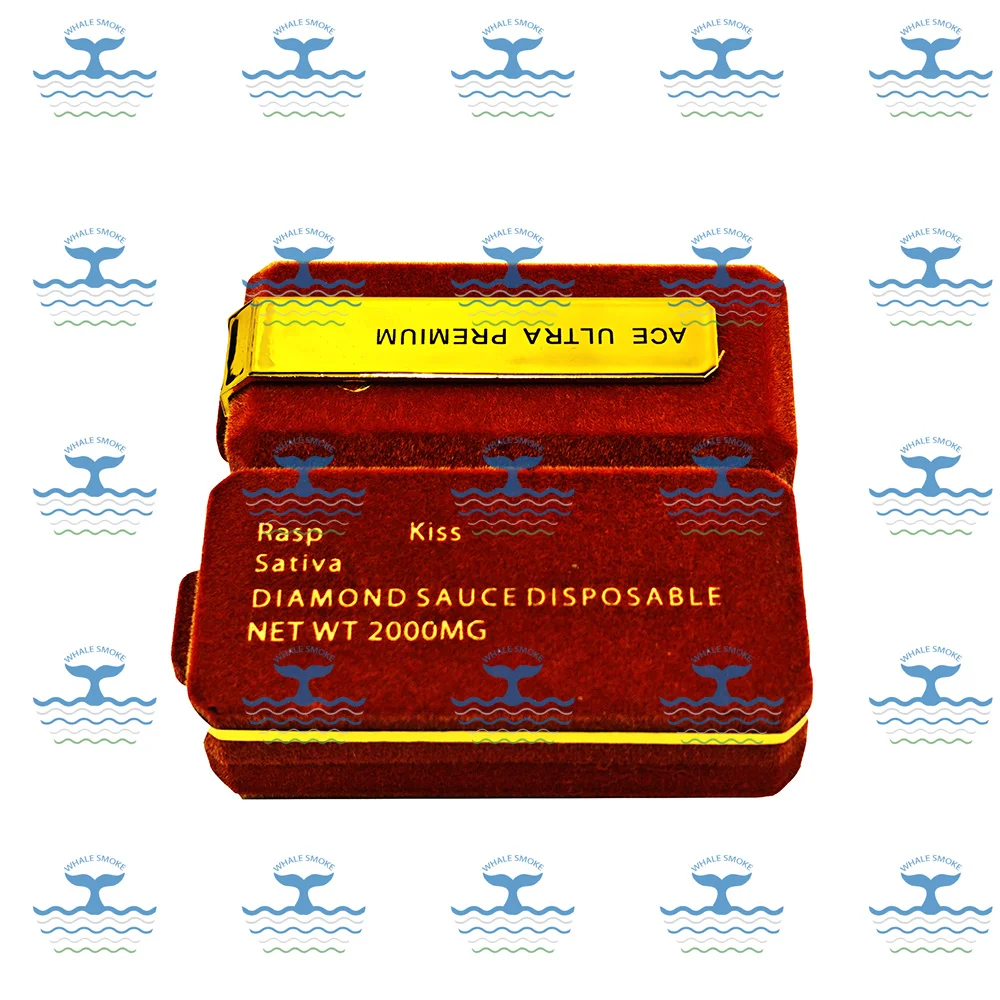 Empty Cartrdige Stroage Cardboard 2G Ace Ultra Empty Velet Red Gift Box Preminum Gold Packaging Sponge Card Slot Kit