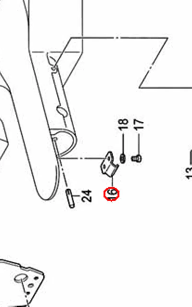 Брат-КЭ-430Д-СА-3266001-крышка-защелка-игольная-пластина-asm-запасные-части-для-промышленных-швейных-машин