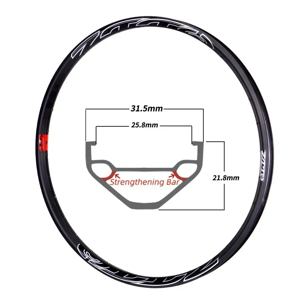 ZTTO MTB العجلات الخلفية 26 27.5 29 32 ثقوب مكبح قرصي محور AM إندورو DH العجلات 12x148 دفعة 12x142 من خلال المحور 10x141 QR 10x135