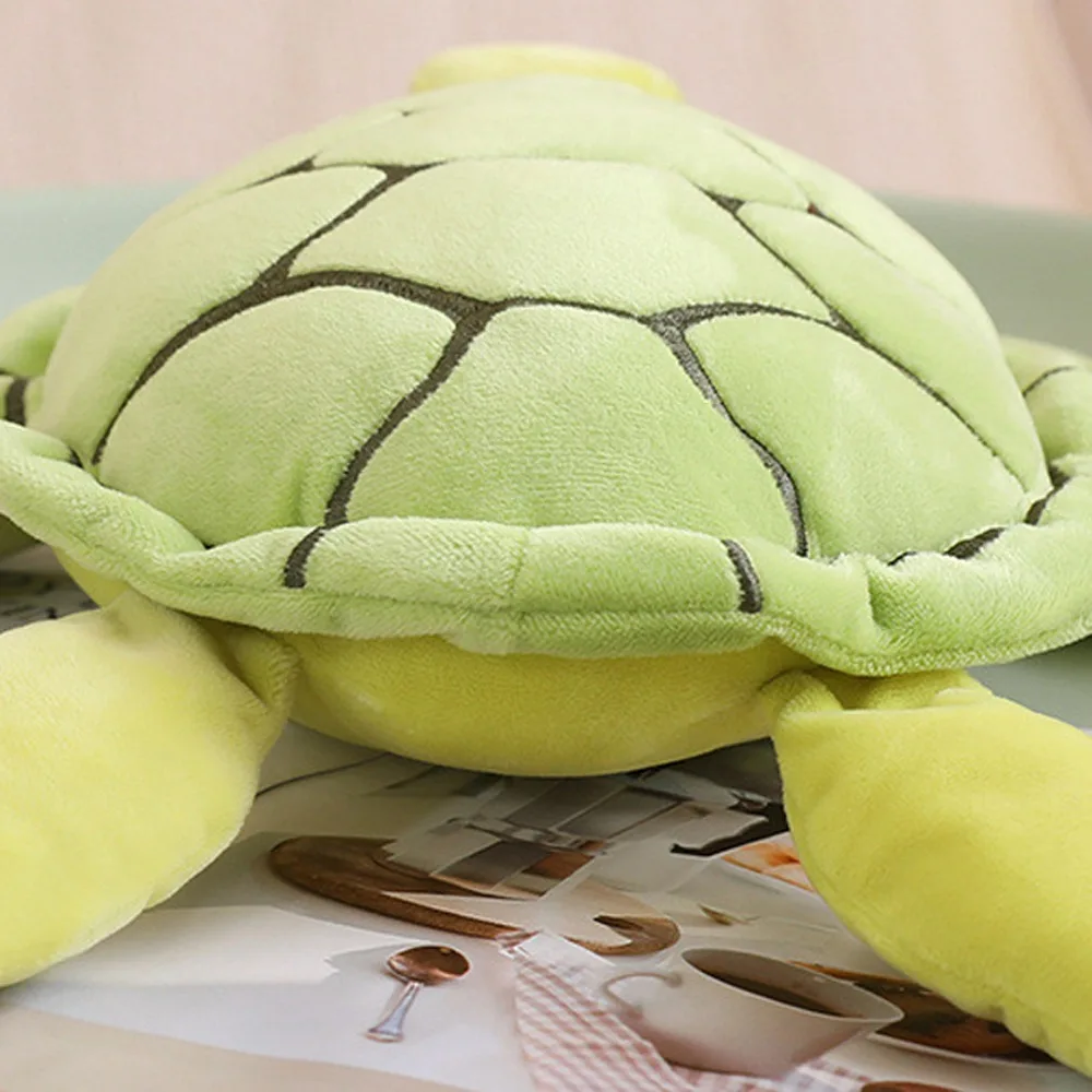 Śpiący Towarzysz Żółw Morski Zwierzę Pluszowy Żółw Kolekcja Pluszaków Uroczy Zwierzak Żółw Morski Poduszka Dekoracja Samochodu