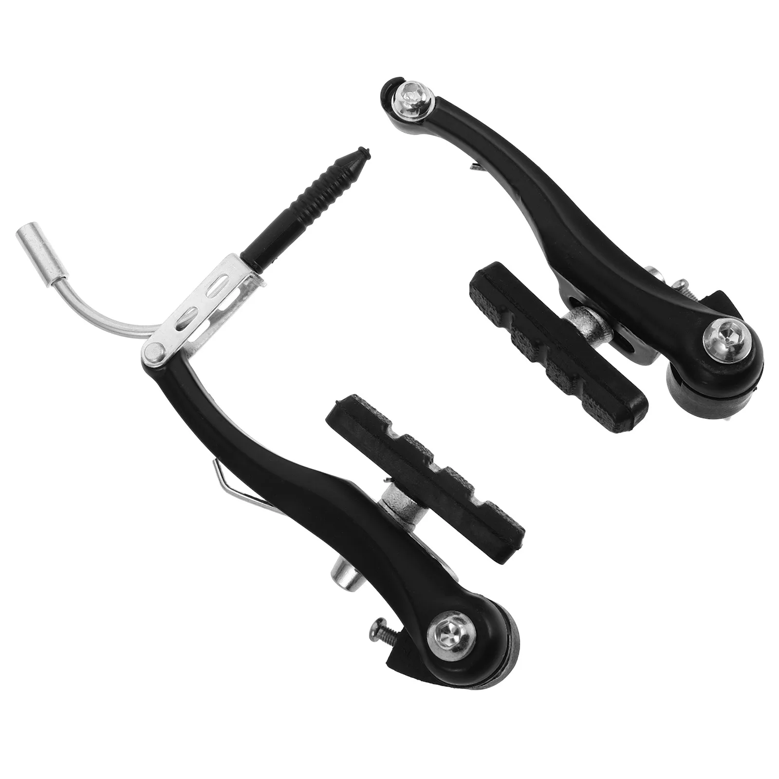 

Mountain Bike Brakes Bicycle Replacement Parts Kit Alloy Sturdy Wear Resistant Sensitive Braking Easy Install Folding