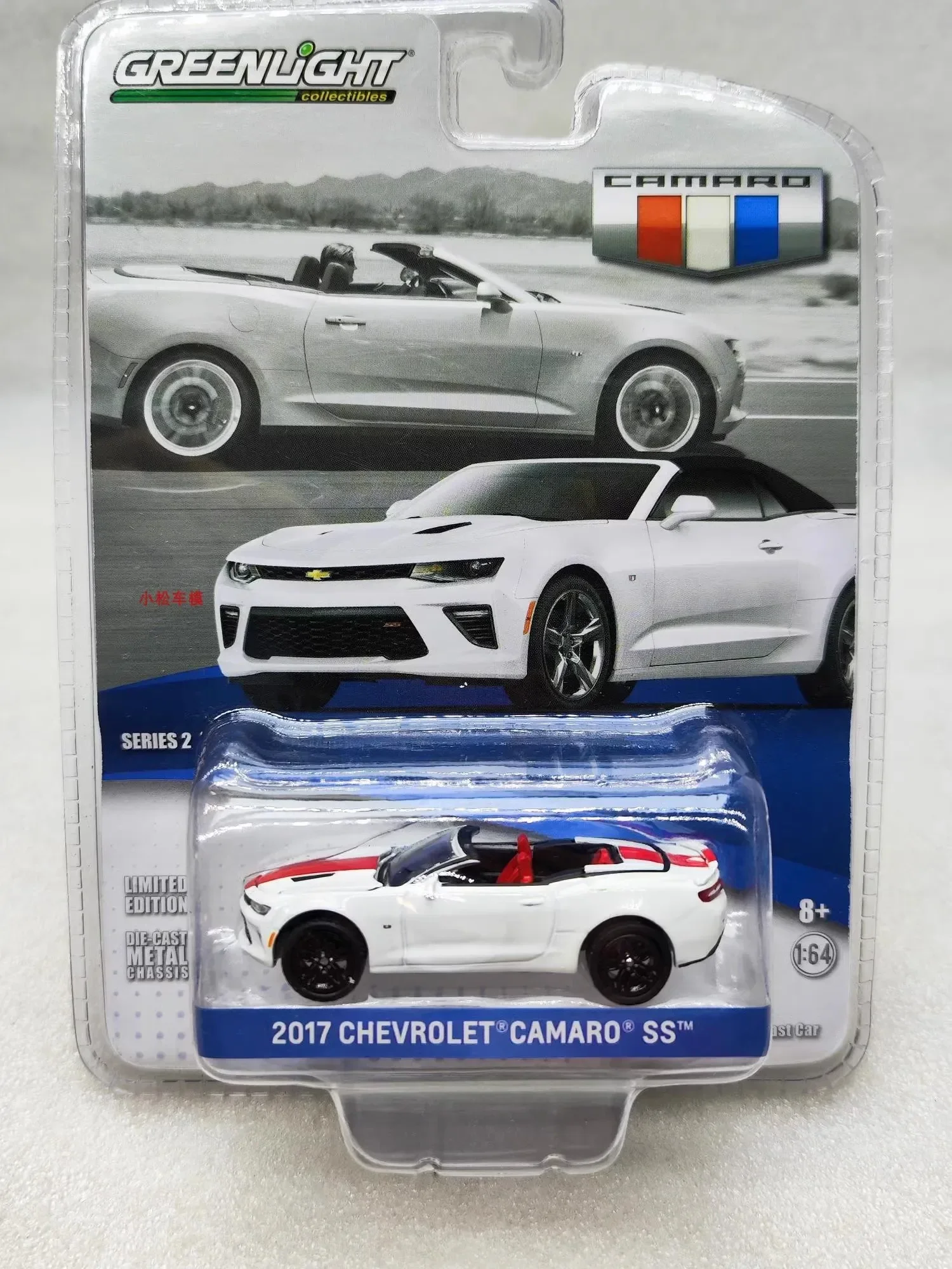 

1: 64 Green Light 2017 Chevrolet Camaro SS Chevrolet Coupe Collection Model Pendant Gift