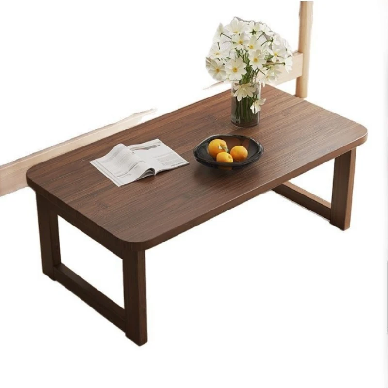 Space-saving Wooden Folding Coffee Table – A Multi-functional Low-sided Table, A Minimalist Living Room Coffee Table