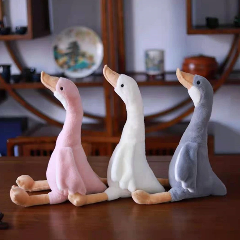 

35cm Cute Long Neck Goose Stuffed Plush Doll Soft Stuffed Dolls Plushie Animals Toys For Kids Baby Children Birthday Gifts