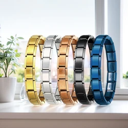 Trendy Italian Charm Bracelet for Women DIY Modul Charms Stainless Steel Design Ideal Fashion Gift for Ladies Jewelry Wholesale