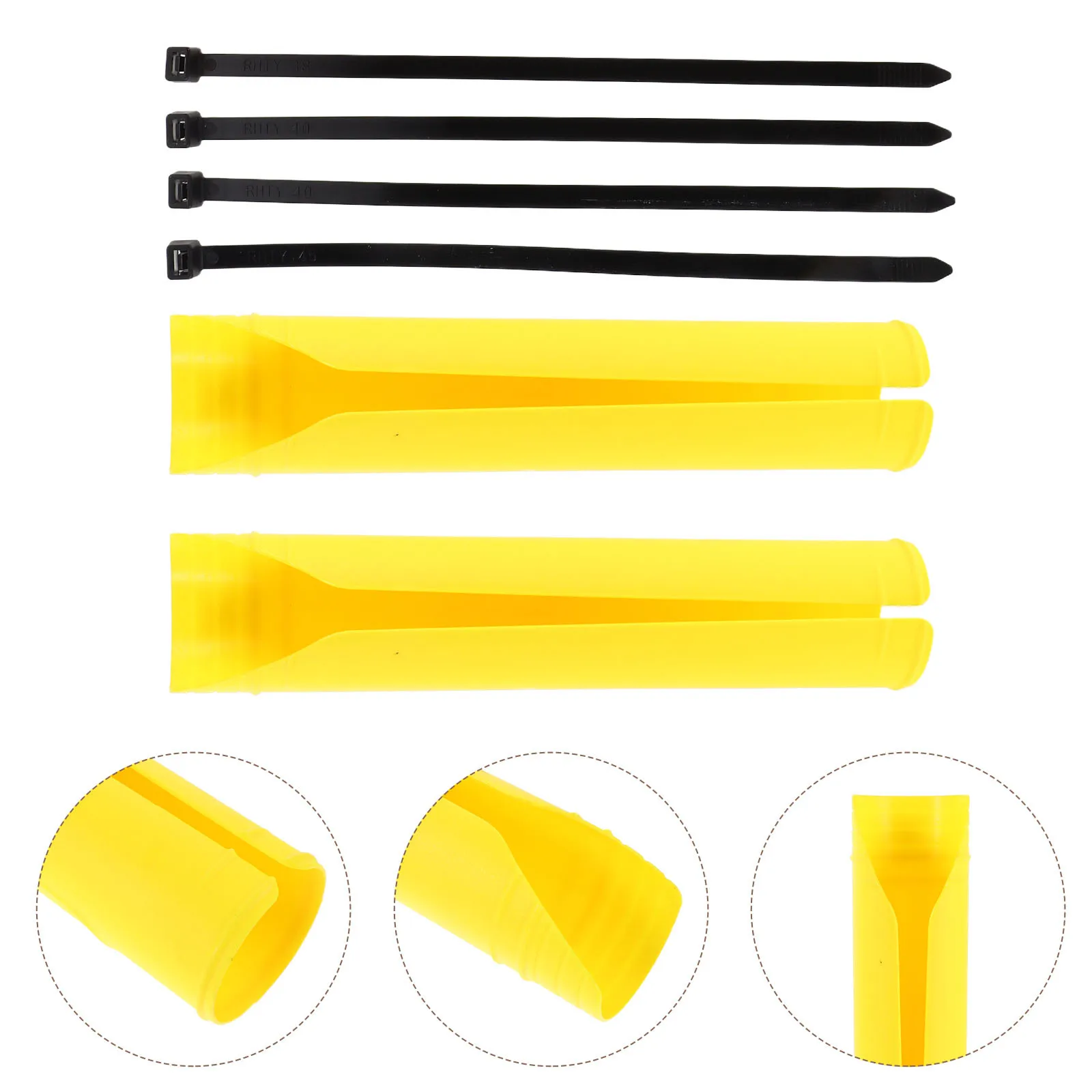 

Motorcycle Front Fork Covers Set Universal Waterproof Anti-Dust Shock Absorber Boots Durable Protection Accessories