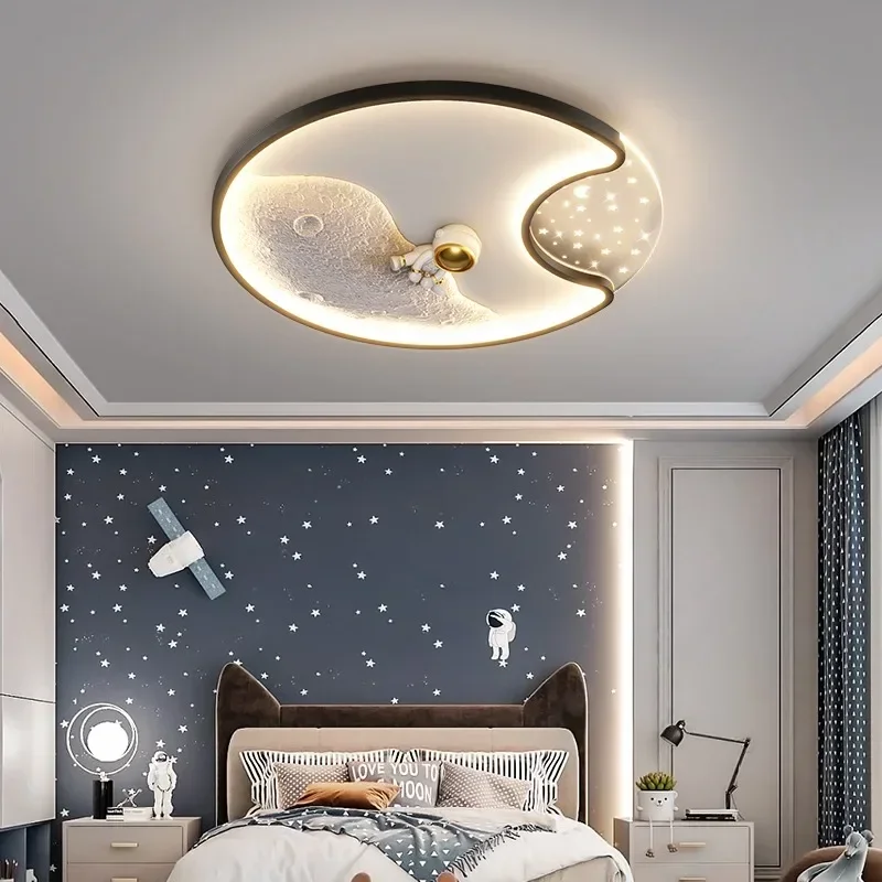 

2023 New Boys' BedroomCeiling Light Led Children's Room Decor Iron Wall Lamp Gift for Girls' Princess Indoor Lighting Fixtures