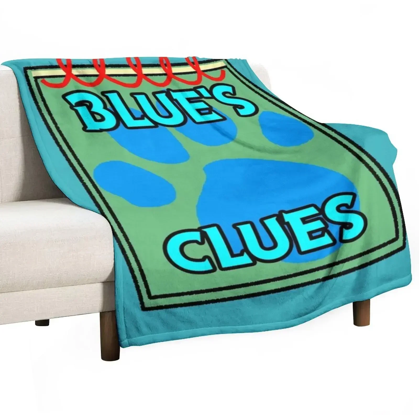 

Blue's Clues Handy Dandy Notebook Throw Blanket Thermals For Travel Thin Decorative Sofa Weighted Blankets