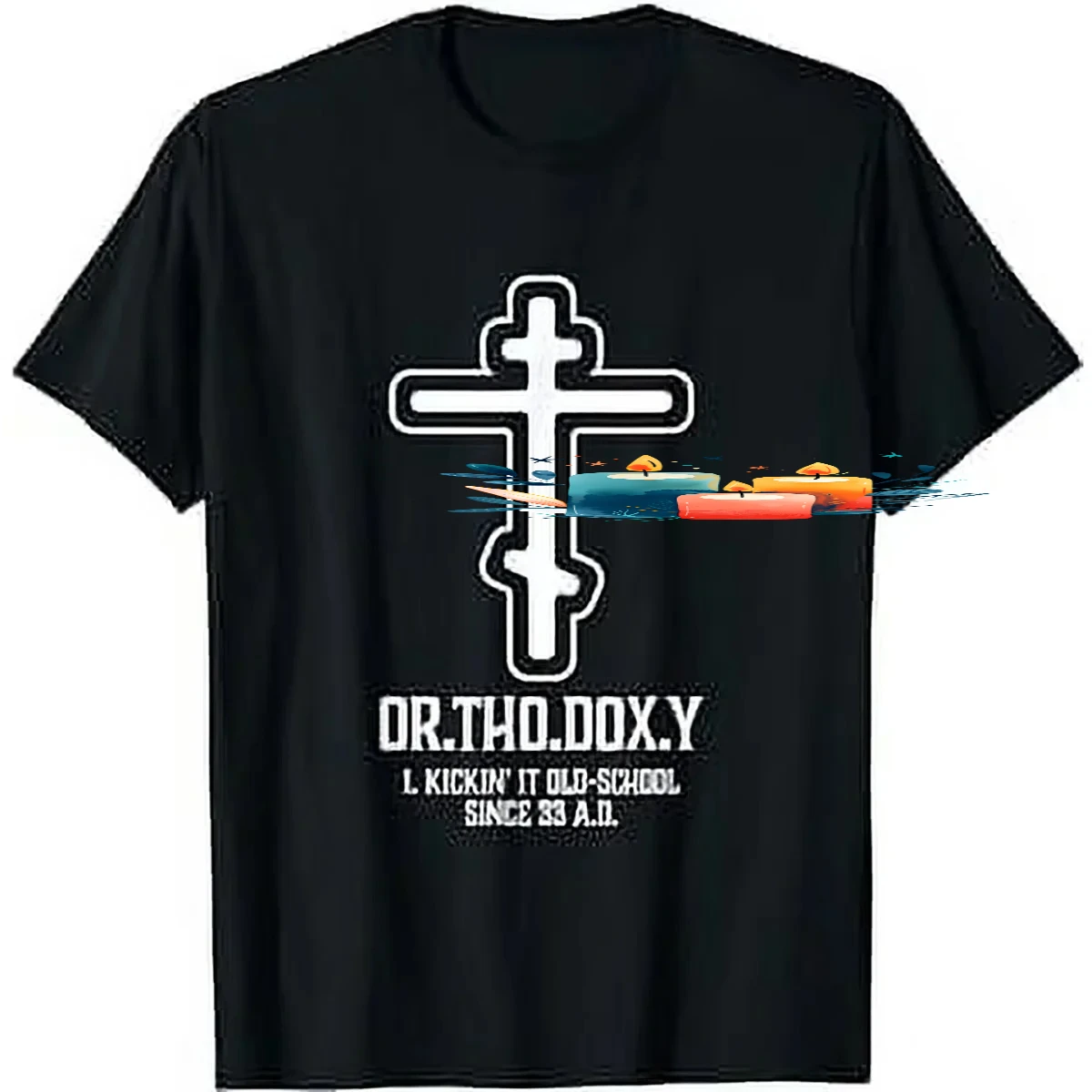 Christian Orthodoxy Funny Definition Eastern Orthodox Cross T-Shirt 100% Cotton O-Neck Short Sleeve Casual Mens Tee Streetwear