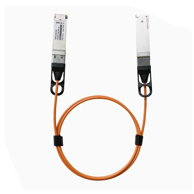 Cable de fibra SFP + 40G OM2, 1m,2m,3m,5m,10M, SFP28 AOC, Cable óptico ctivo Compatible con Cisco,HW,MikroTik, interruptor de fibra Ubiquiti