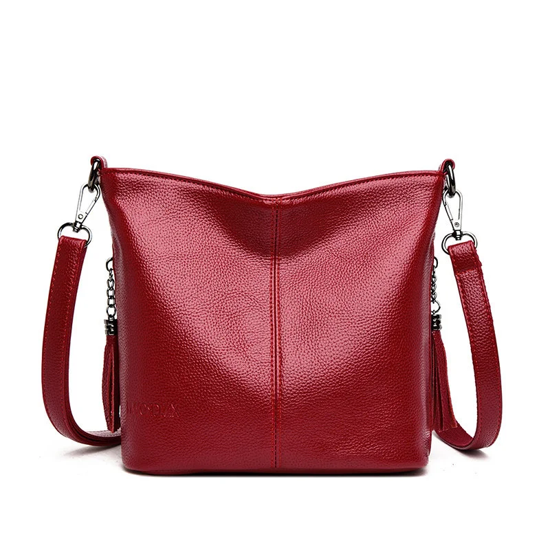 Women's Single Shoulder Bags Messenger Soft Leather Crossbody High Quality Casual Classic Style Purse Luxury Exquisite Handbags 