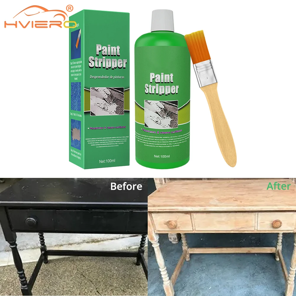 

100ml Auto Wheel Seamless Cleaning Scrape Paint Remover for Stripping Metal Surface Effective Care Efficient Treatment Wash Tool