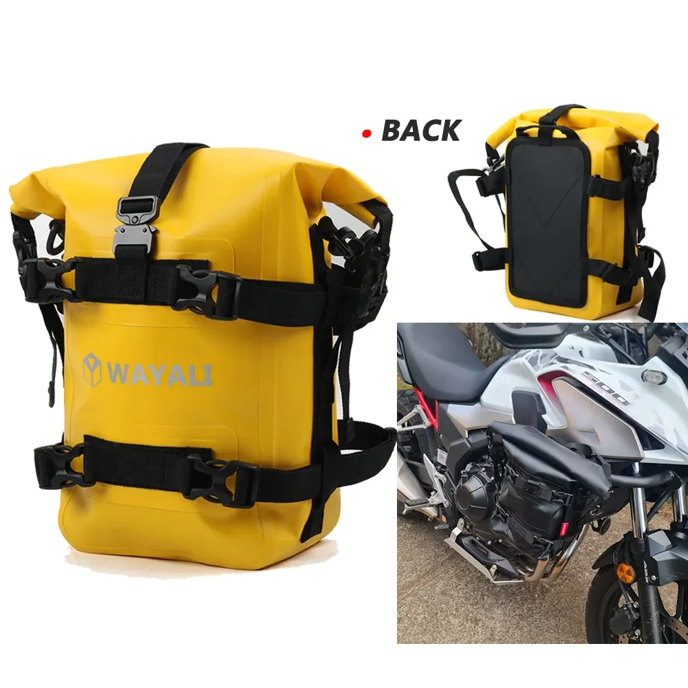 Tool Storage Bag For Honda CB500X NC750X NC750S NC700X NC700S NC750 Frame Crash Bar Waterproof Bags Accessories Tool Travel Bag