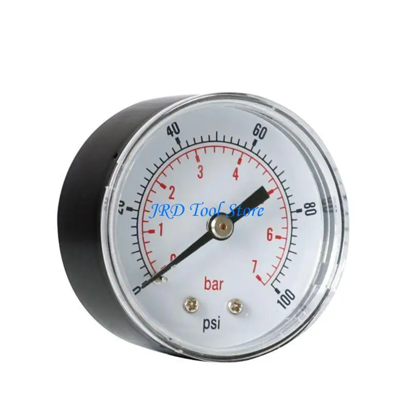 A2UD มาตรวัดความดันมืออาชีพ 52 มม. หน้าปัด 1/4 "แนวนอน BSPT 0/15,30,60.100,160,300 psi & bar