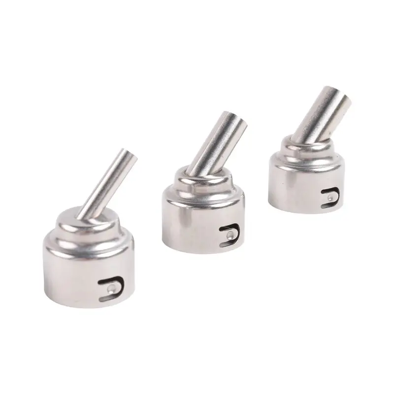 AT21-For SUGON 8650/ 8630/8610DX-PRO Hot Air Soldering Station 45 Degree Curved Nozzle 5Mm/8Mm/10Mm Bent Angle Heat Nozzle