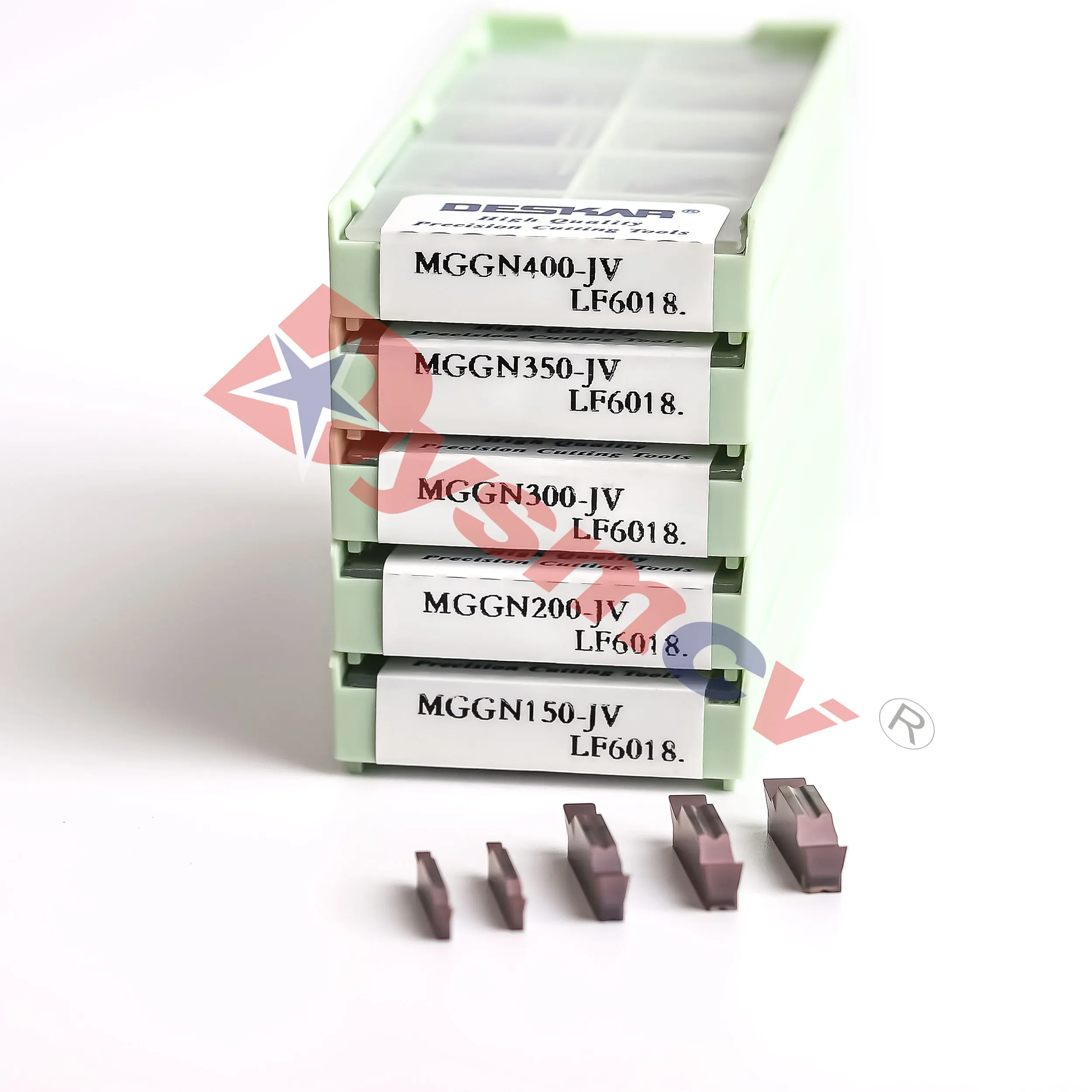 شفرات أخدود طحن دقيقة من كربيد ديسكار ، أدوات مخرطة CNC ، إدراج الشق ، mgn150 ، MGGN200 ، MGGN300 ، mgn350 ، mgn400 ، JV ، LF6018